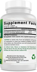 Packaging box of Best Naturals Peppermint Oil Pack of 3