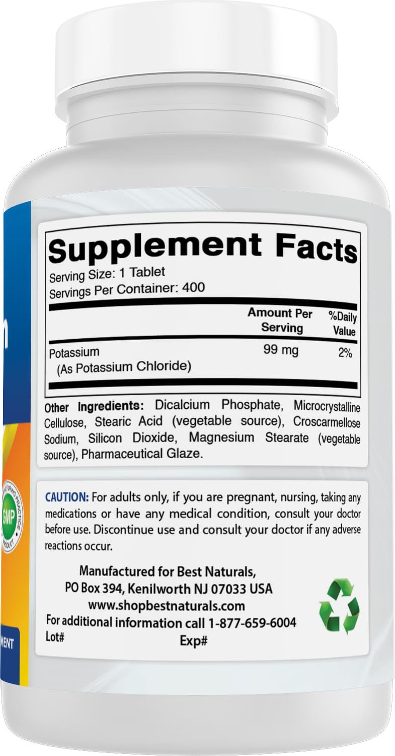 Close-up of tablets inside Best Naturals bottle