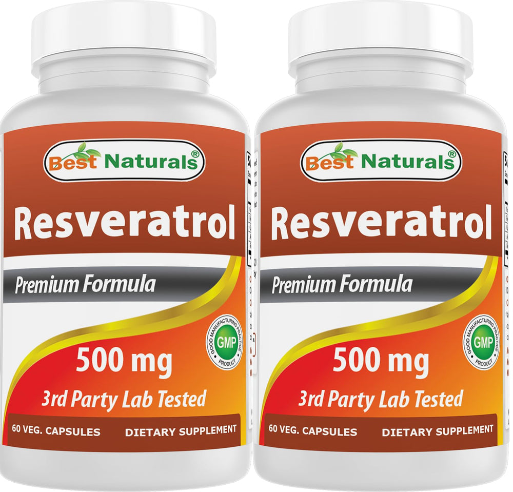 Best Naturals Resveratrol Complex 2-pack front bottle