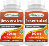 Best Naturals Resveratrol Complex 2-pack front bottle