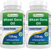 Best Naturals Wheat Germ Oil 1130 mg softgels bottle - pack of 2
