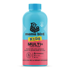 Best Nest Wellness Kids Liquid Multivitamin Strawberry flavor 16oz front view