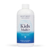 Bottle of Best Nest Wellness Kids Multi Plus tropical flavor 16 oz
