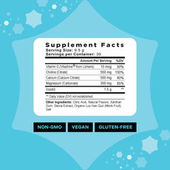 Close-up of the product label highlighting lemon-lime flavor and 285 g size