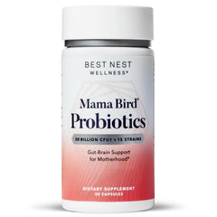 Best Nest Wellness Mama Bird Probiotics bottle – 50B CFU for women