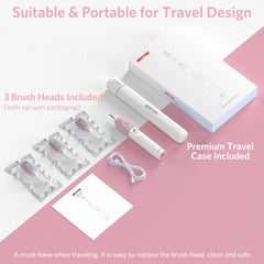 2-in-1 travel case for BESTEK toothbrush with USB-C charging