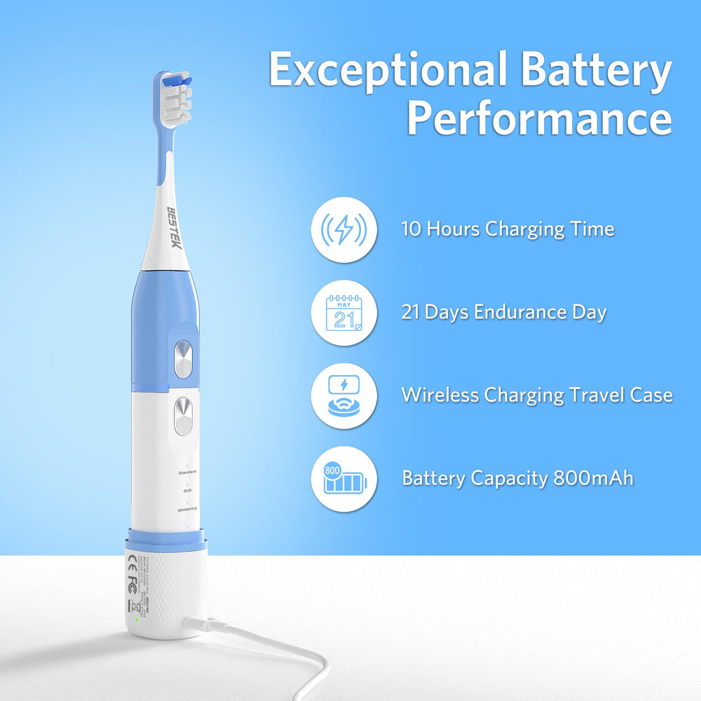 Three brushing modes: Standard, Soft, Whitening