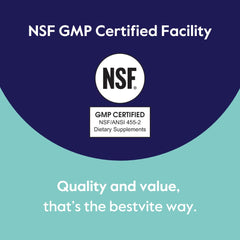 NSF GMP certified facility and third-party testing