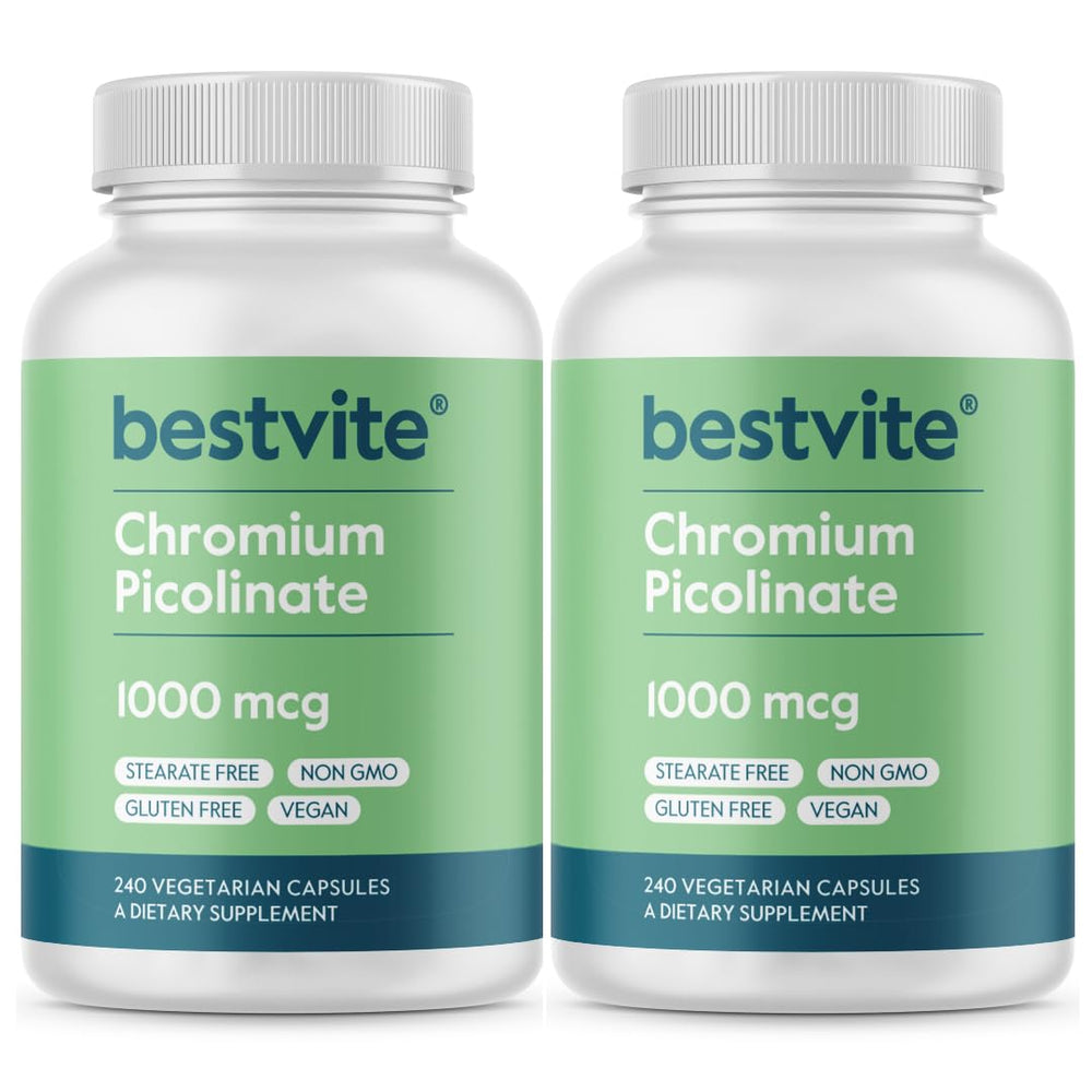 Bestvite Chromium Picolinate 1000mcg bottle and label