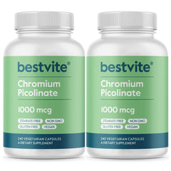 Bestvite Chromium Picolinate 1000mcg bottle and label