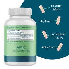 Chromium Picolinate 1000mcg capsules close-up