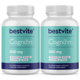 Bestvite Cognizin Citicoline 500mg bottle with 120 vegetarian capsules