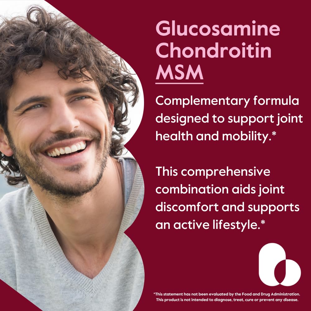 Capsules of BESTVITE Glucosamine Chondroitin MSM 500/400/100