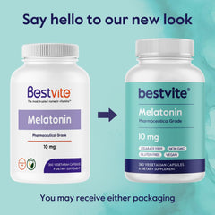 Sleep-friendly scene with BESTVITE Melatonin capsules