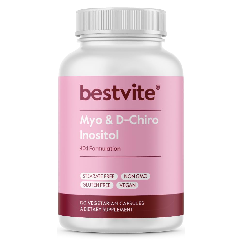BESTVITE Myo & D-Chiro Inositol bottle front label