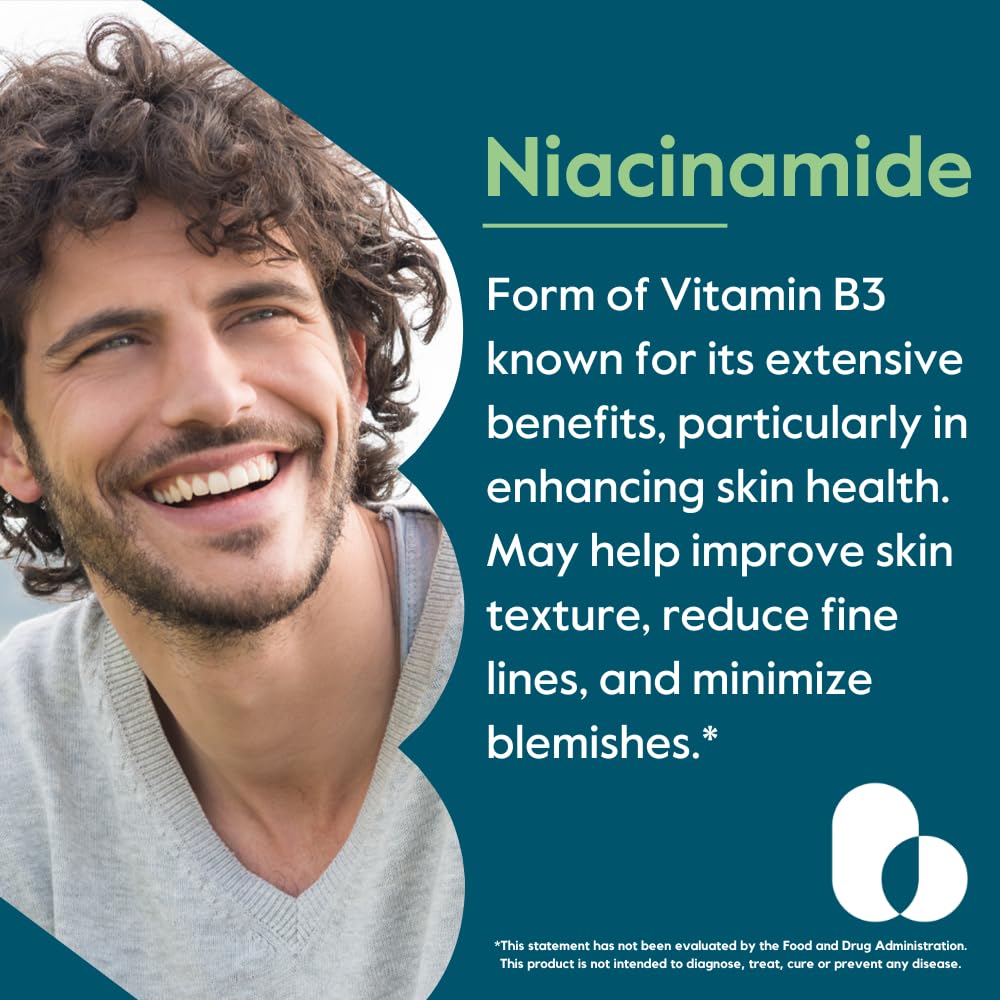 Ingredients label for BESTVITE Niacinamide 500mg