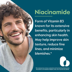 Ingredients label for BESTVITE Niacinamide 500mg