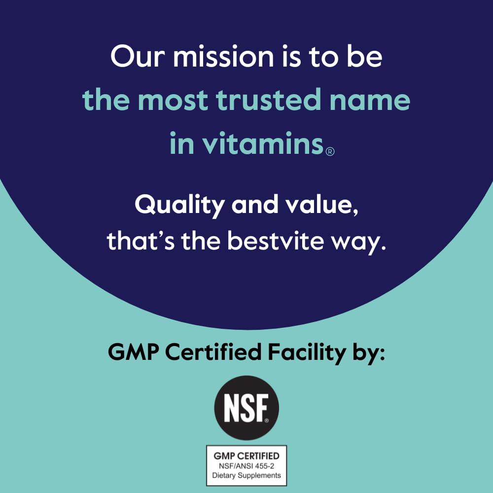 NSF GMP certified facility sign for Bestvite manufacturing