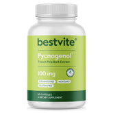 BESTVITE Pycnogenol 100mg bottle with 60 capsules