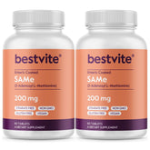Bestvite SAM-e 200mg bottle with 120 tablets