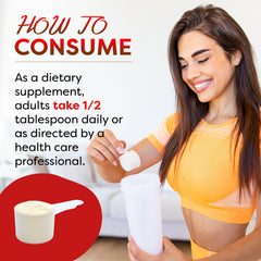 Serving scoop with Beta-Alanine powder