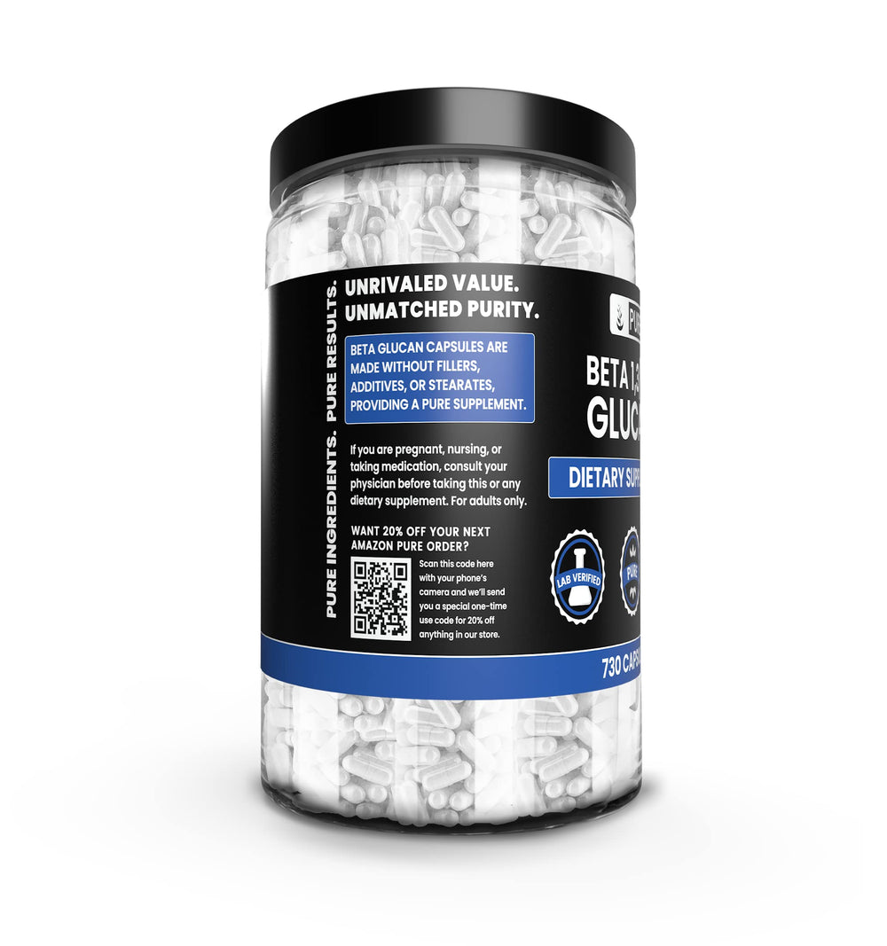 Close-up of Beta Glucan 1,3/1,6 capsule