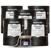 Front view of Better Alt Himalayan Shilajit Resin 5-pack