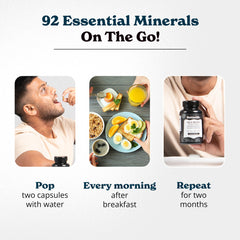 Vitamin and mineral blend highlighted with sea moss capsules