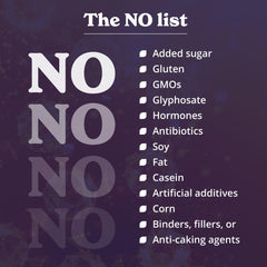 Product packaging with allergen information and icons
