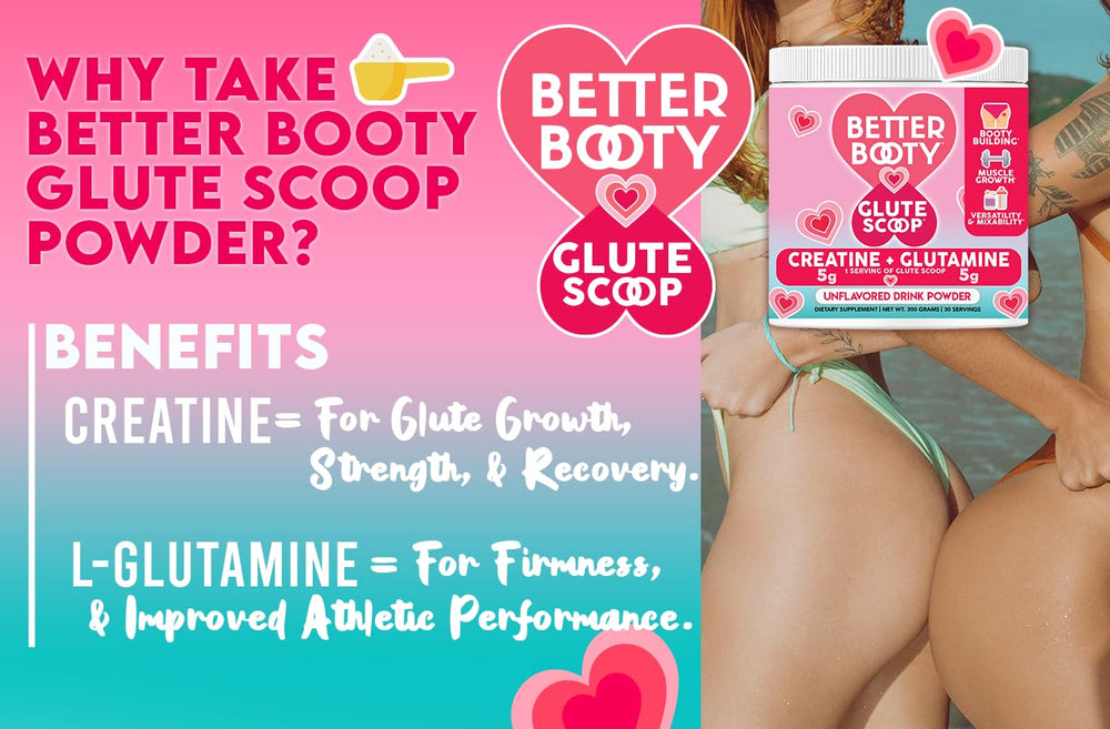 Preparation with a glass of water and scoop