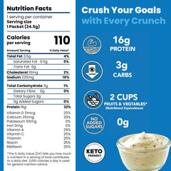 Better Than Good Snacks Keto Ranch Puffs crisp bite highlights crunchy texture and ranch flavor.