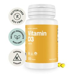 Graphic showing immune support benefits of Vitamin D3 5000 IU