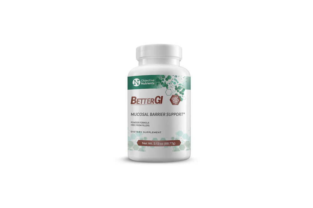 BetterGI Mucosal Barrier Support packaging close-up