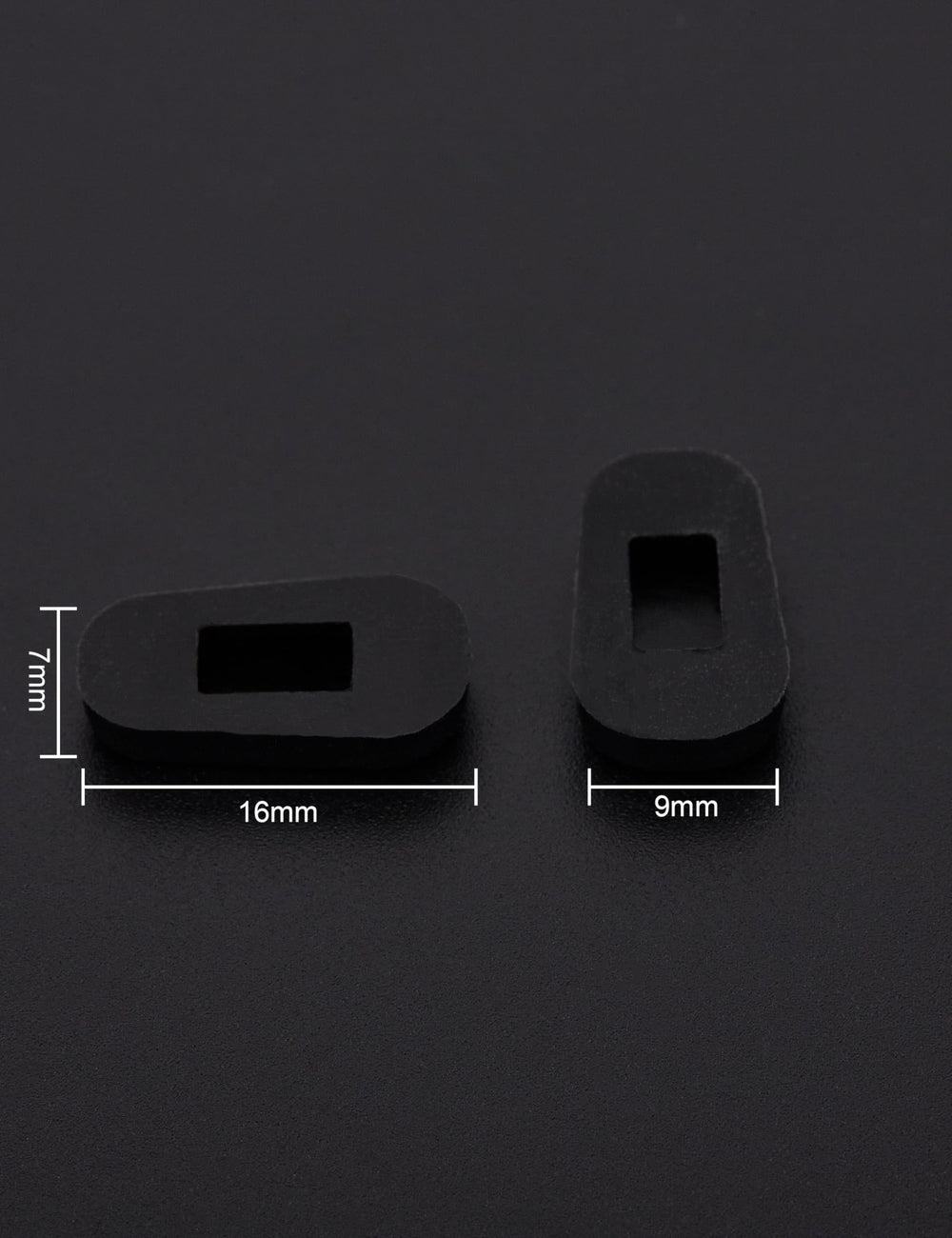 Close-up of Betterun premium silicone nose pad material