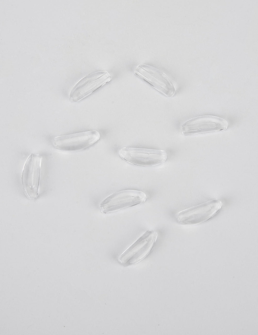 Close-up of soft silicone nose pad material
