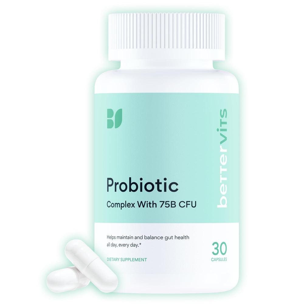 Bettervits Probiotics bottle with 75 Billion CFU for women and men
