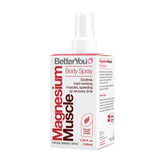 BetterYou Magnesium Muscle Body Spray bottle front view