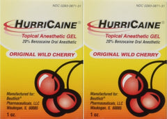 Beutlich Hurricaine Wild Cherry Topical Anesthetic Gel - 1 oz pack of 2