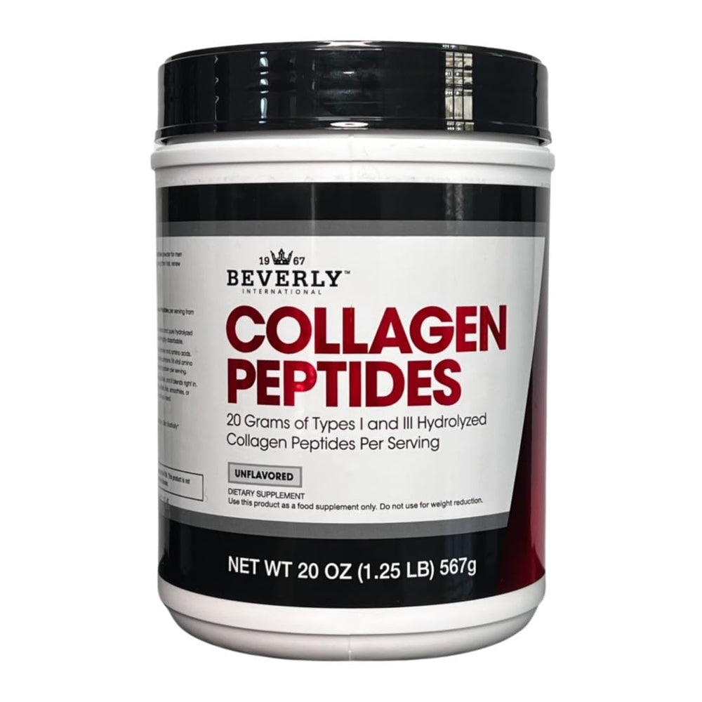 Beverly International Collagen Peptides Powder 20 oz unflavored container