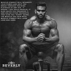 Beverly International Muscle Synergy branding on bottle