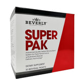 Front view of Beverly International Super Pak 30 daily packs
