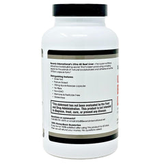 Close-up of Ultra 40 Beef Liver capsules