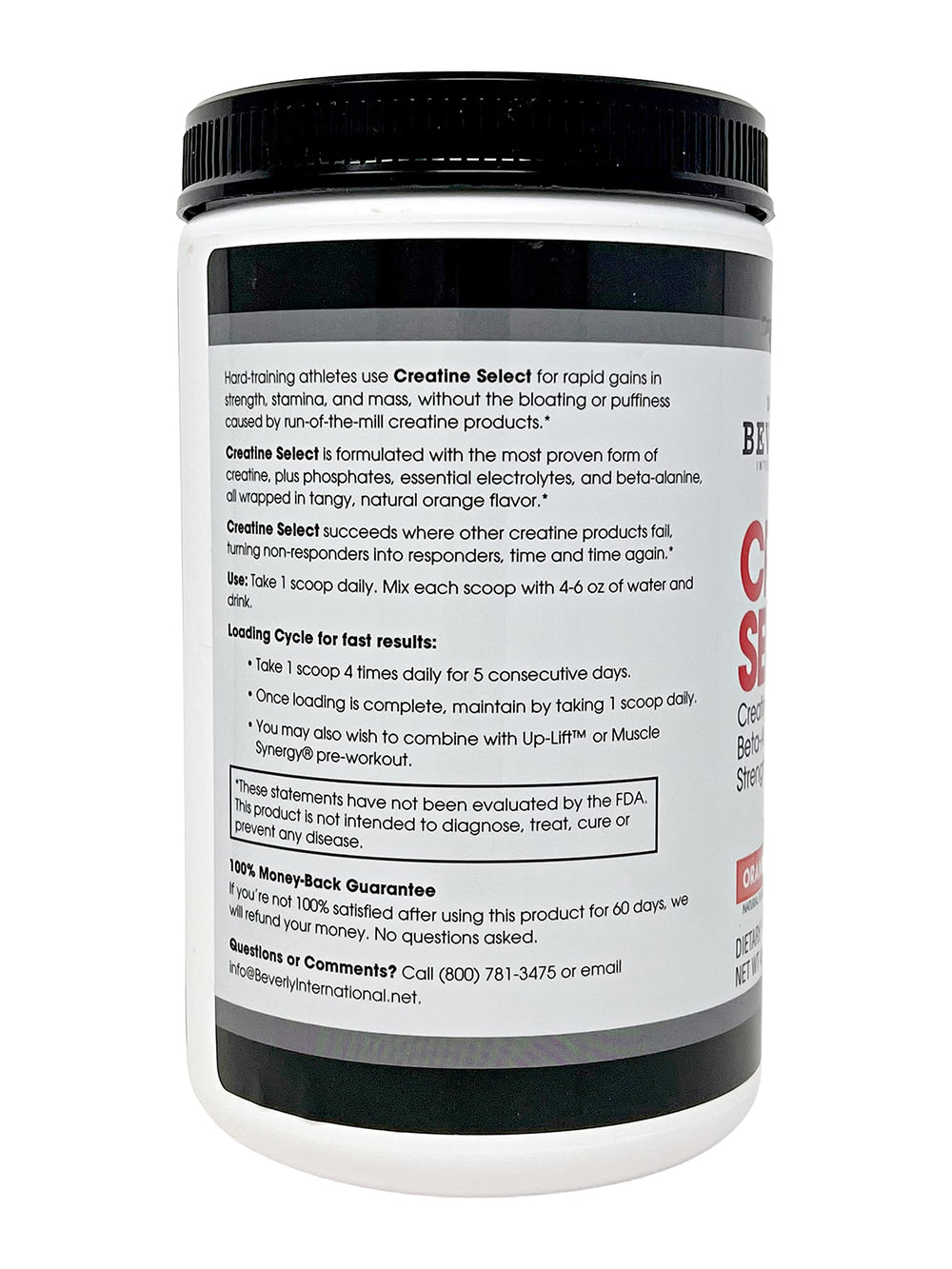 Orange Tang flavored Creatine Select with Phosphates