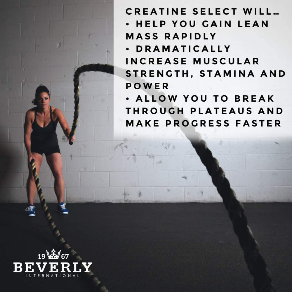 Ingredients panel of Creatine Select with Phosphates