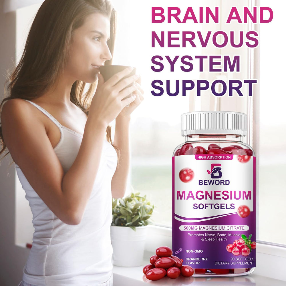 Zzz and calm support featuring Magnesium and Vitamin B6