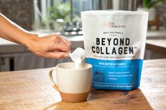 Collagen powder dissolving easily in liquid