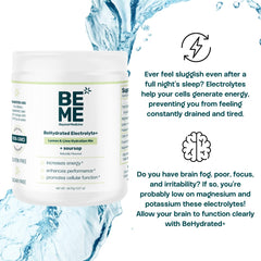 BeHydrated powder dissolves smoothly in water for flavor