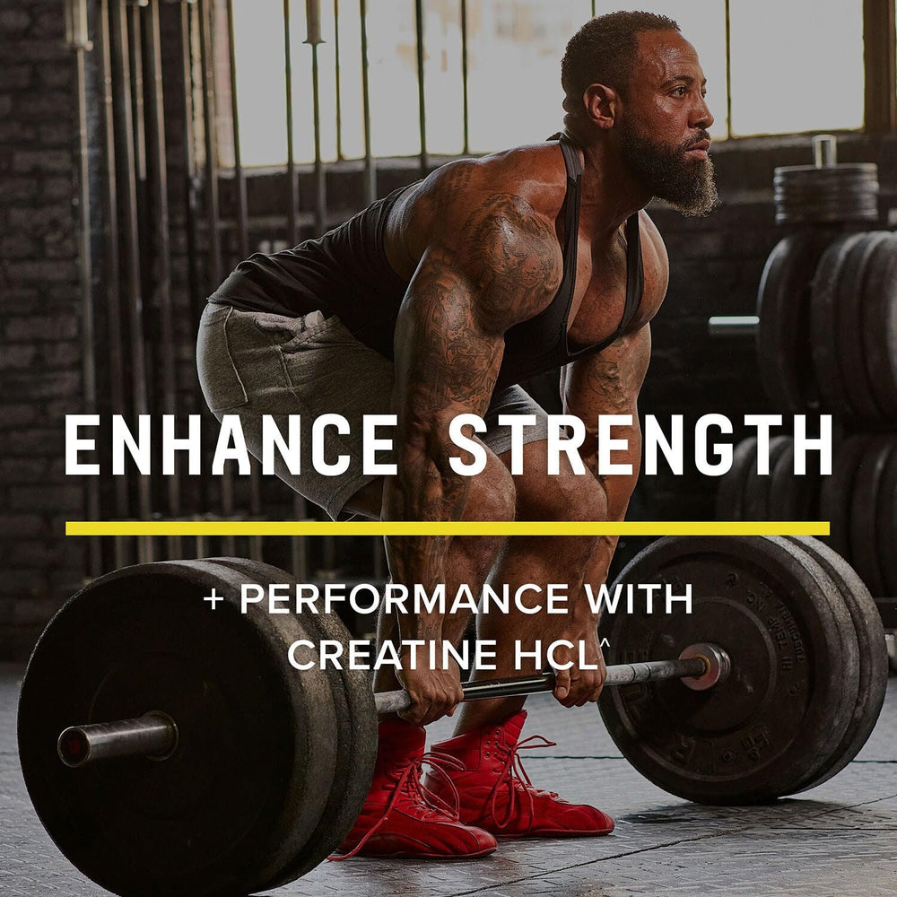 Creatine HCl powder dissolving in water