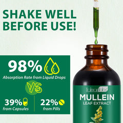 Herbal drops for lung health and breathing support