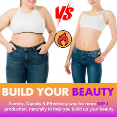 Beyyoly GIP bottle being poured into a hand for easy daily dosage